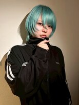 コエル(KOER)&nbsp;214. ダークブルー/丸型/ハイトーンカラー/ブリーチ