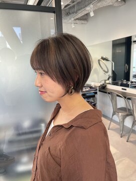 ジービージー(GBG) くびれショートボブ40代50代グレイカラー白髪染め白髪ぼかし