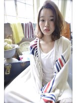 ロイジー(roijir)&nbsp;roijir☆難波茉帆☆ノーバング×バカンスヘアー♪03-6447-2205