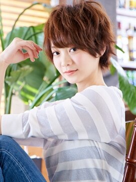 サロンドブルック 久喜店(salon de brook) カワイイ女子はショート好き☆エアリーショートレイヤー☆