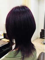 アーク シエル(Ark Ciel)&nbsp;フェイスレイヤーウルフ風カットツヤ暖色カラーくびれシルエット