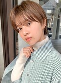 【mee.】ハセガワヒトシ 春　ミントベージュ　ショート
