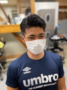 アールグレイ(EARLGREY) マスクに似合うメンズショートスタイル