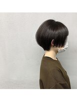 レップ(REP) シンプルショート × ブルーアッシュブラウン