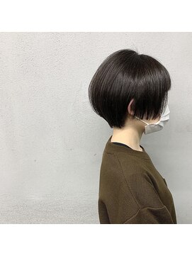 レップ 柏(REP) シンプルショート × ブルーアッシュブラウン