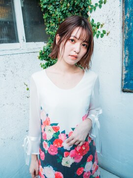 アジト ヘアーアンドリラクゼーション(AJITO HAIR&RELAXATION) ガーリー切りっぱなしショート