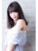 ヘアーアートシフォン 川口東口店(hair art chiffon)&nbsp;イヤリングカラーorラベンダーカラーでイメチェンの大人ロング