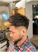 【メンズスタイル】アップバングフェード/FRISEUR木村