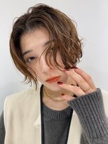 フラミューム たまプラーザ(flammeum)&nbsp;ラフセンターパート×チョコレートブラウン【たまプラーザ】