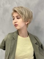 メモリー バイ インフィニティ(Memory by Infinity)&nbsp;【簡単スタイリング】大人可愛いハイトーンショート