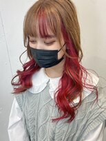 アイリー 名古屋(A/LEE)&nbsp;インナーカラー×レッドカラー