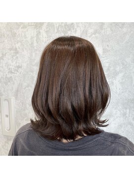 デミヘアー(Demi hair) モカブラウン×ネオウルフカット