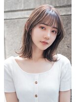 roijir 表参道 外ハネボブ×ピンクグレー
