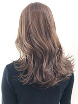 アイティー バイ アルバム 浦和店(IT by ALBUM)&nbsp;ミルクティーロング_ココアブラウンフリンジウェーブ_ba300032