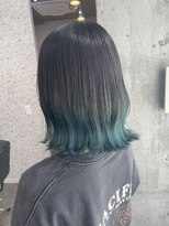 ラニヘアサロン(lani hair salon)&nbsp;グラデーション グリーン