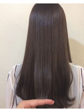 アローズ 荒尾店(arose) 大人可愛い透明感立体感ヘアカラー×エアストレート