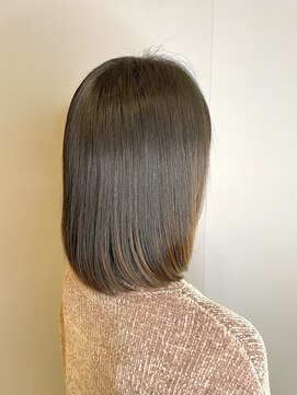 ブロッサム 東久留米店(Blossom) 小顔補正立体カット×ナチュラル丸みボブ 10代20代30代40代50代