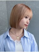 ◇ボブ 縮毛矯正 顔周りカット 表参道 髪質改善