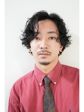 ルックグッドストア タカラヅカ(LOOK GOOD STORE TAKARAZUKA) 似合わせカットウルフベースカルマパーマアッシュブラック0301