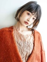 トクテ 吉祥寺(tokute) くびレイヤーエモージュ前髪モテベージュレイヤーミディ/吉祥寺