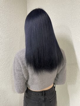 アジールヘア 所沢プロペ通り店(agir hair) エアリーロング美髪ケアブリーチダークグレーカラー練馬所沢韓国