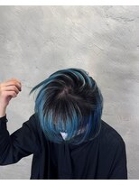 ヴァーディ オモテサンドウ(Vardy omotesando)&nbsp;ボブ/デザインカラー/ブルー