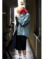 ヘアカフェ ブーン(Hair Cafe Boon)&nbsp;エンドカラー×ウルフカット