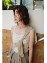 パプレ(PAPRE)&nbsp;ミディアムヘア　パーマスタイル