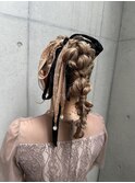 岡田≫ポニーテールアレンジ