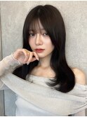 韓国風前髪×レイヤーカット【髪質改善/新宿/レイヤーカット】