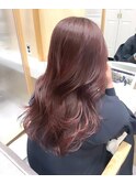ピンクベージュ/ピンクカラー/ブルージュ#ツヤ髪スタイル