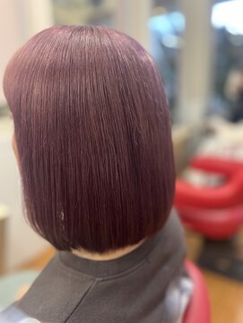 バンファミリージーナヘアー(Vanfamily gina hair) 赤紫カラー！