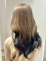 コト 福井大和田店(coto) 福井/ハイトーンカラー/エンドカラー/ミルクティーベージュ