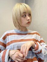 ソト 銀座(soto.)&nbsp;ハイライトカラー/くびれヘア/レイヤーパーマ/ミニボブ[銀座]