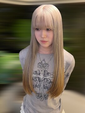 ベレーザ 渋谷(BELEZA) 14384ホワイトアッシュ抜きっぱなしブリーチホワイトブロンド