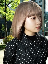 ユルク(JURK nagoya)&nbsp;1ブリーチでできる柔らかいベージュカラー