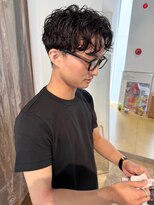 シテン(SITEN)&nbsp;センターパート/ラフパーマ/メンズショート