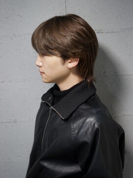 ノートエートル 西金沢(Nought etre) メンズカットメンズウルフメンズハイトーンブリーチカラー