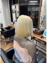 ビス ヘア アンド ビューティー 西新井店(Vis Hair&Beauty) 20代30代透明感◎ブリーチカラー×小顔レイヤーカット