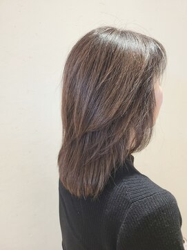 松本平太郎美容室 吉祥寺パートファイブ(PART5) 40代50代60代×セミディレイヤー×イノアカラー