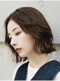 レイヤーボブミニボブ大人ボブ顔まわり