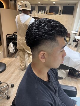 ルースト 渋谷店(ROOST) ［短髪パーマ］極道パーマ