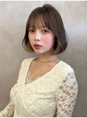 ハイレイヤー/ミディアム・ボブ/20代/30代/顔周り・フェイス