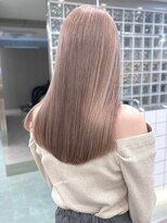 サンクプロジェクト(cinq PROJECT)&nbsp;ミルクティーベージュダブルカラーハイトーンレイヤーカット韓国