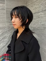 ルピネバイバド(Lupine by bud)&nbsp;フェザーカットブラックレイヤーウルフ