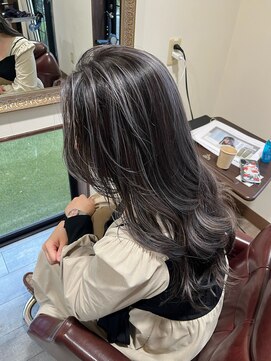 ヘアー アンド ビューティー リル(rille) 【工藤雄大】レイヤーカット×ハイライト