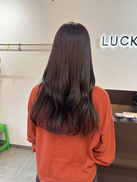 ラック 津田沼(LUCK) ラベンダーグレージュ/ケアブリーチダブルカラーインナーカラー