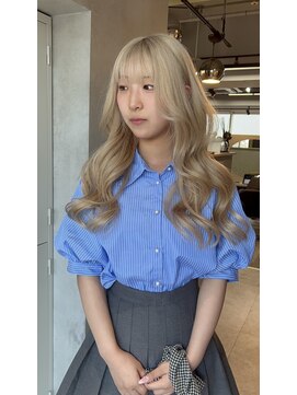 レイヤーカットケアブリーチダブルカラー