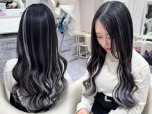 ココ エクステンション(coco extension)の雰囲気（エクステを使ったインナーやハイライトも/最高級人毛エクステ）