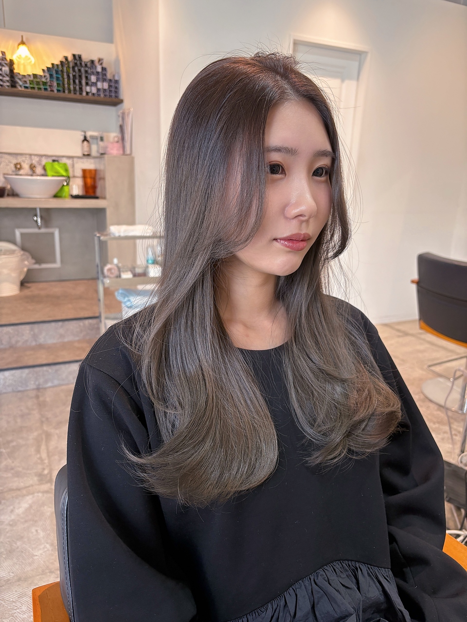 サロンドゥユウ(salon de yu) salon de yu/松原 加奈☆Newイノアカラートリプルアッシュ天神